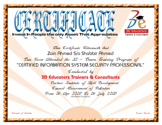Earn Your Certification Through Professional Attidtude