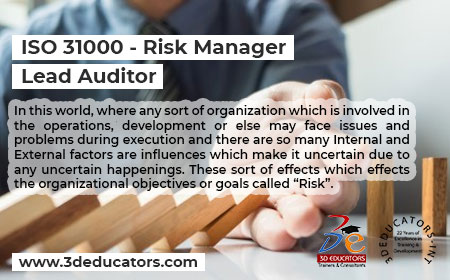 Certified Lead Auditor ISO 31000 Risk Management System
