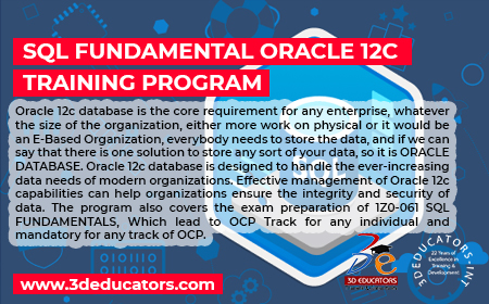 SQL Fundamentals Oracle 12c
